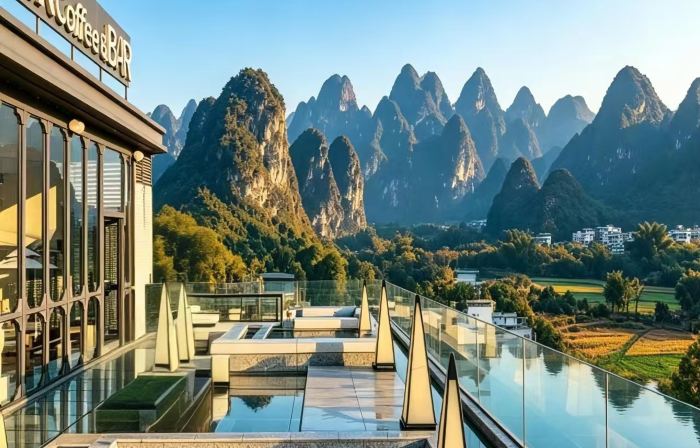 Mengyuan RESOR 360° View Hotel: Starry Pool & Hot Spring, Shili Gallery Yulong River