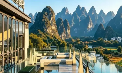 Mengyuan RESOR 360° View Hotel: Starry Pool & Hot Spring, Shili Gallery Yulong River