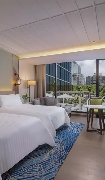 ห้องพรีเมียร์พูลวิวแฟมมิลี่คอนเนค