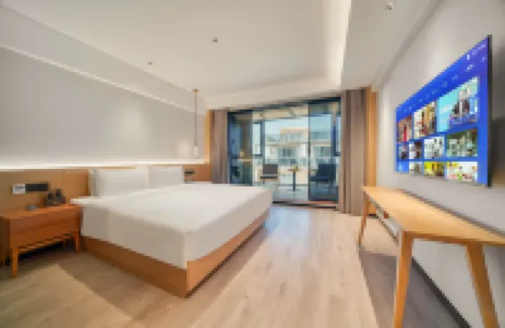 傑諾酒店公寓（椒江濱海工業區路橋機場店） 鄰近濕地公園等風來精緻露營的酒店