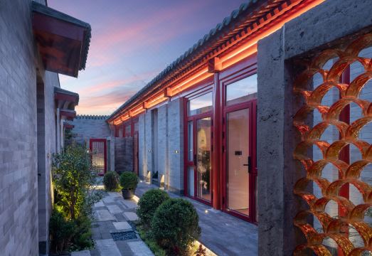 [베이징 용허공 쿵먀오 허 궈쯔젠 보우관 잉샹 용허 정원의 안뜰 이미지]