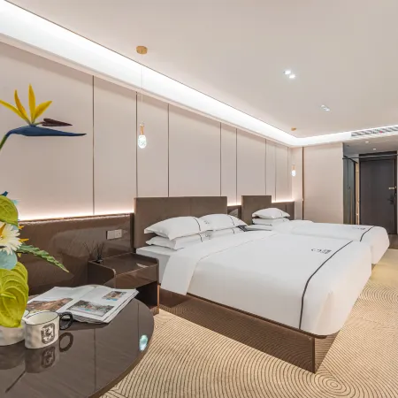Guike Hotel (Shanghai 80,000 Stadium Caobaolu Subway Station Branch) Отели рядом с достопримечательностью «Храм и пагода Лонхуа»