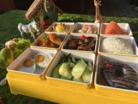 Three Gorges giraffe Park's Hotel - breakfast