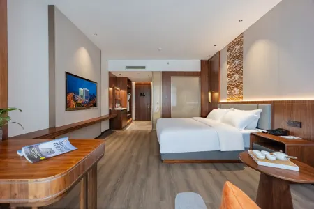 Xinji Hotel (Hefei Vocational Education City) Отели рядом с достопримечательностью «Anhui University of Chinese Medicine (Shaoquanhu New Campus)»