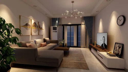 Duoduo · Ins Light Luxury Apartment (Nancheng Huiyicheng)