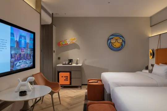 FUNGEE S Hotel (Changsha IFS, Chaozong Street Historical and Cultural Block, Changsha) الغرف Photos