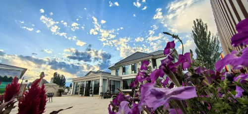 In the Courtyard · Luxury Northern Xinjiang Courtyard Resort Homestay (Khorgas Station Branch)