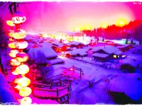 Snow Valley · Ruixue Snow · Winter Moon Painting Manga Travel Beauty Stay Hotel berhampiran Xuexiang Gouxiongling