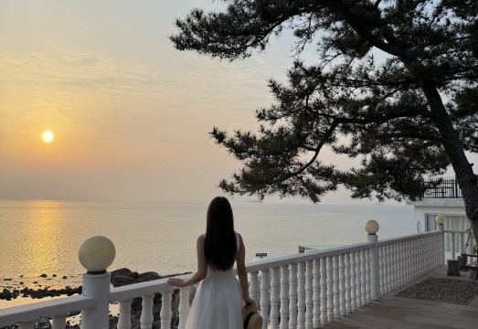 숙소 앞 해변 풍경