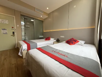 Junyi Chain Hotel (Duodaohai, Inzone Mall, Rizhao Lanshan) Hôtels à : Rizhao