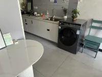 Yipin Duplex LOFT Homestay (Zibo Wuyue Plaza) - مطابخ
