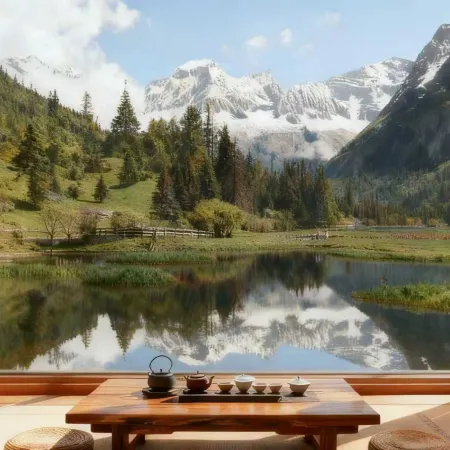 Lvxiang · Snow-Mountain View Meditate Hotel (Siguniang Mountain Branch)