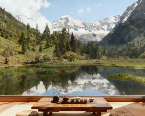Lvxiang · Snow-Mountain View Meditate Hotel (Siguniang Mountain Branch) Hotels in Xiaojin