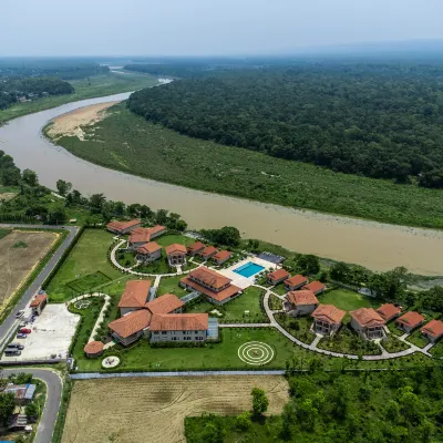 River Bank Jungle Resort Hotels near Chitwan National Park