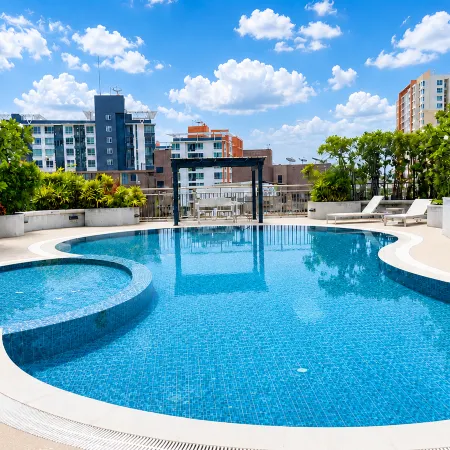 Olive Hotel & Residence Bangkok Sukhumvit 101 near True Digital Park Отели рядом с достопримечательностью «Станция Удом Сук»