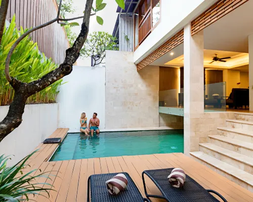 Villa Kayu Raja Hoteles cerca de Templo Petitenget