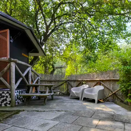 Village Camping Santa Fortunata - Campogaio Отели рядом с достопримечательностью «Пляж Леонеллис»