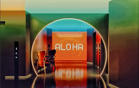 Xiangyu·ALOHA E-sports Art Hotel Отели рядом с достопримечательностью «Fuyang Technology Vocational School»