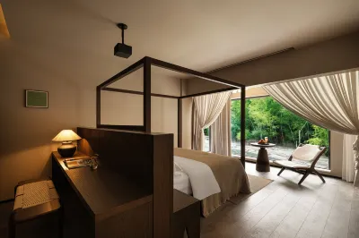 Jiuzhaigou · Mistshroud Mountains & Sunset Glow Snowscape · Sukoon Village Hotels in 