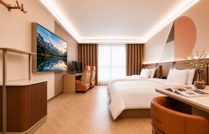 Crystal Designer High-Rise Hotel (Donghai High-Speed Railway Station Pedestrian Street)
