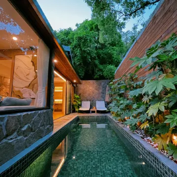 Qianyun Peninsula Forest Private Tang Holiday Courtyard