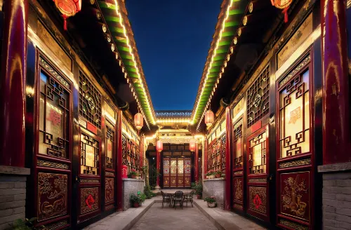 Ningfu Old Residence · Retreat · Elegant Residence with Bustling Street View (Pingyao South Street) - 3-Star