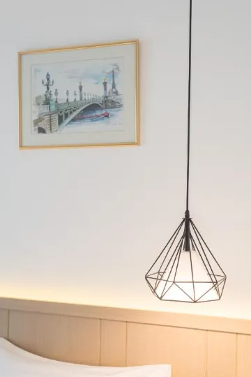 ห้องเตียงแฝด พร้อมวิวสวน