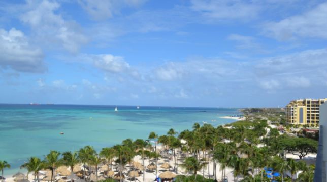 One-Bedroom Larger Suite With 1 King Bed, Sofa Bed, Oceanfront Aruba Marriott Resort & Stellaris Casino Photo