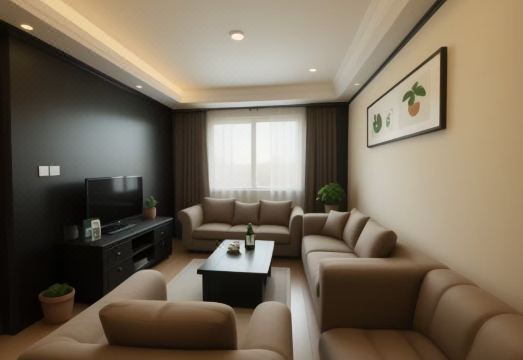 난양 호텔 조식 전경