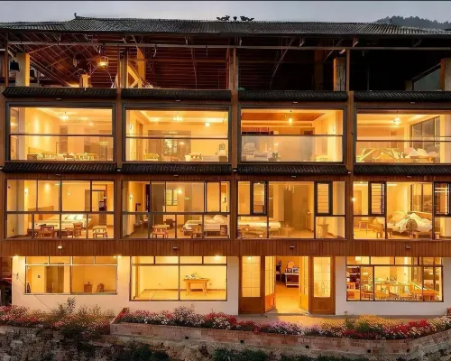 Xingyun Lanshan Smart Vacation Apartment (Jiabang Terraces) 충장 호텔