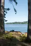 Victoria Island , Sooke Modern Beach Front House With Private Beach,Ocean ,Mountain & City Views