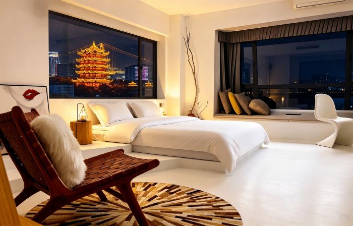 Ruolin Serviced View Apartment (Tanhualin and Jiyuqiao Dual Metro Station)