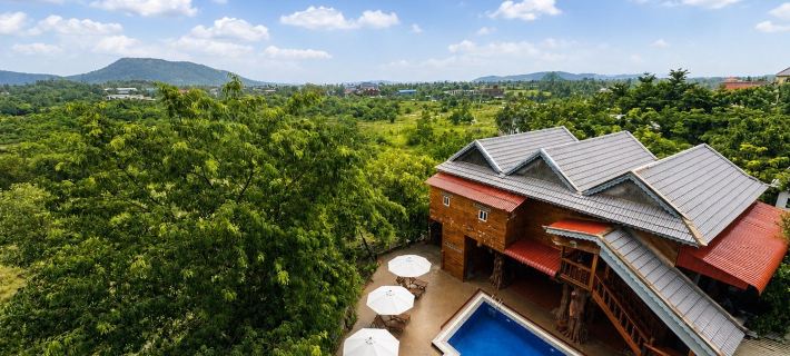 Cloudy Hill Hostel & Villa Các khách sạn ở Kampot