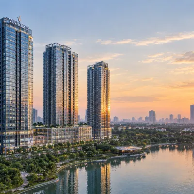 Vinhomes Skylake - AZA HOMES Luxury Serviced Apartment 鄰近明开的酒店