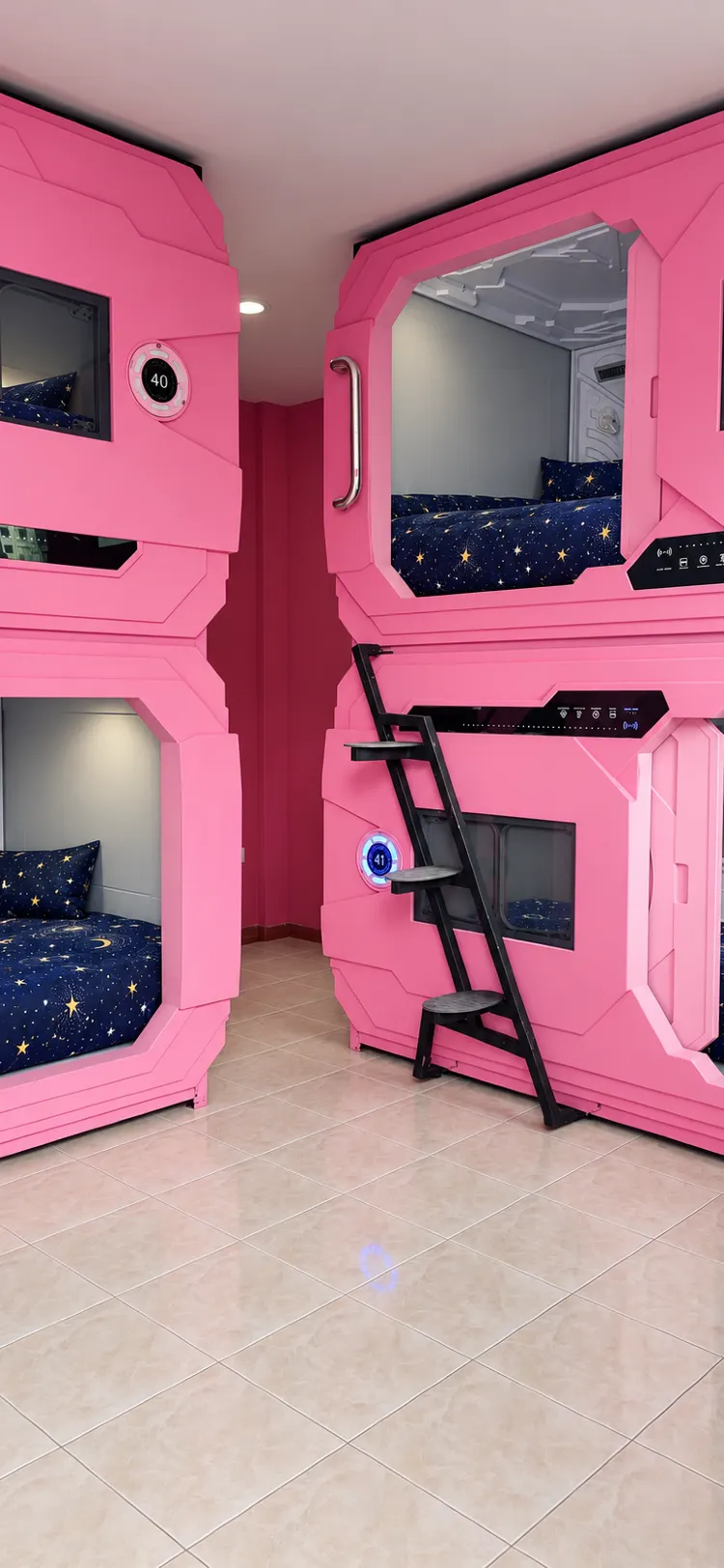 Deluxe 4-Capsule Room - Female