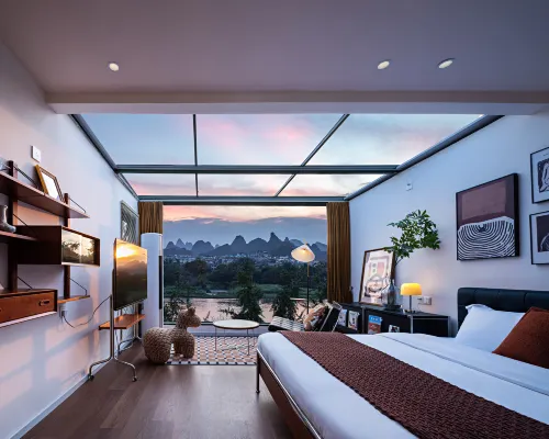 Yinian Designer Jiangjing Yisu (Guilin Liangjiang Sihu Elephant Trunk Hill Branch) Hotels near Qixing