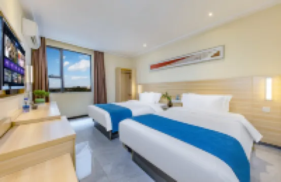 廣州花城.Beautiful Haven美途酒店（新塘廣場新塘高鐵南站店） 鄰近喬丹（解放北路）的酒店