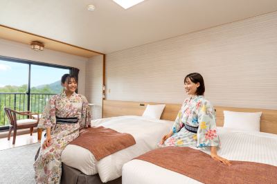 ツインルーム（禁煙） 亀の井ホテル 奥日光湯元の写真