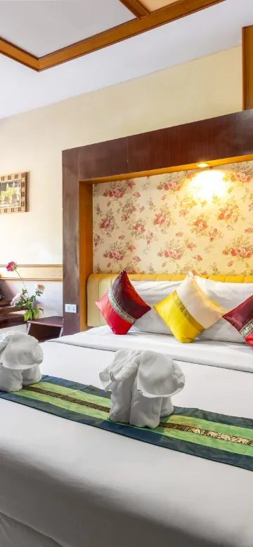 ซูพีเรียเตียงใหญ่ วิวสระน้ำ