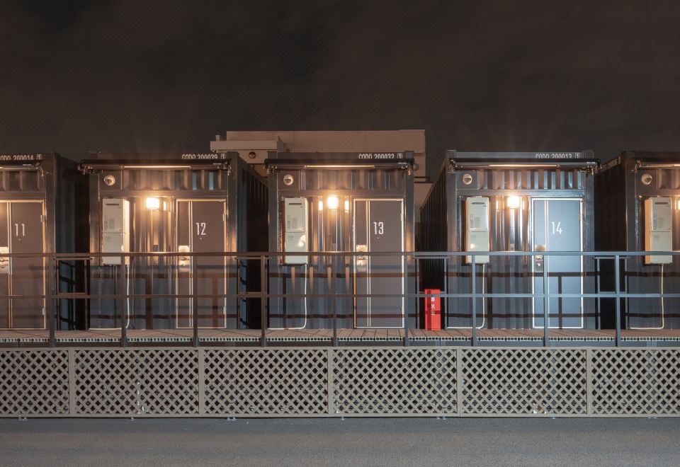 Hotel R9 the Yard Isesaki 컨테이너 객실 외관