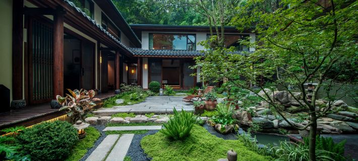 Zhuoyin Mountain House Private Hot Spring Homestay (Dujiangyan Scenic Area Nanqiao) Hotéis em Dujiangyan