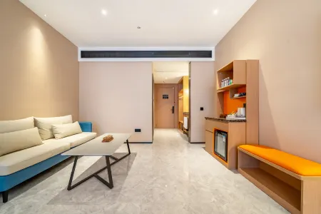 Huaqiwelai Hotel (Suzhou Mudu Old Town) Отели рядом с достопримечательностью «Ботанический сад Цзяньнан»