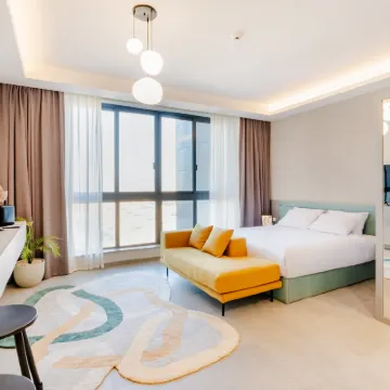 Brassbell l Sheikh Zayed l Aeon Towers Hotels near October University for Modern Sciences & Arts