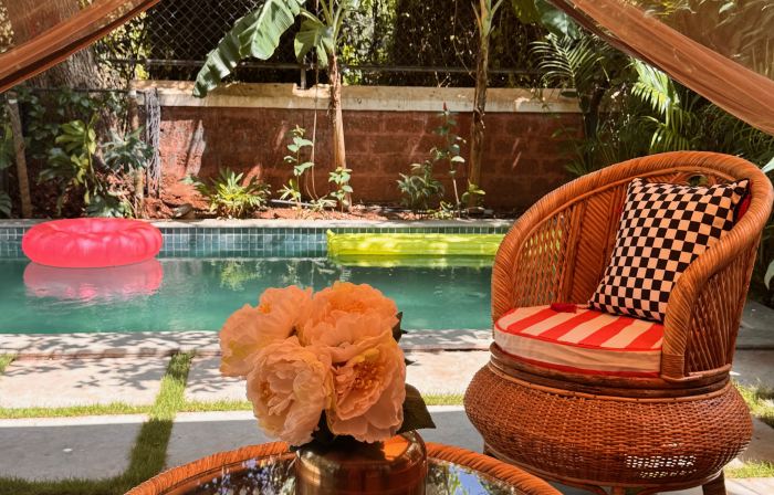Casa Mahua-Siolim with pvt pool n garden