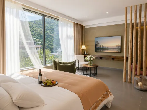 Seka Maiduo · Cloudglen Yunjian Private Hot Spring Mountain Residence (Gurgou, Li County) - ห้องครัว