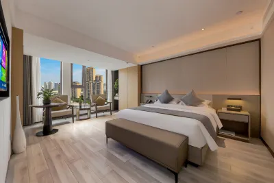 渭南青春致美飯店 渭南市非物質文化遺產展示傳習館附近的飯店