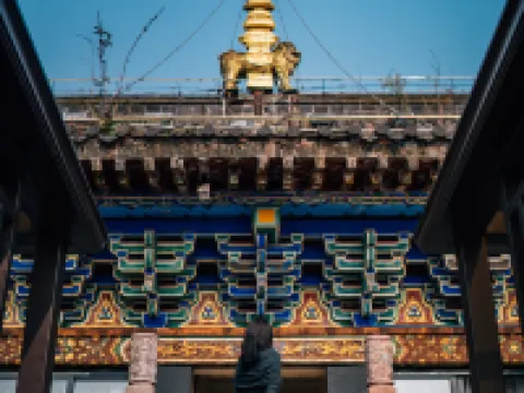 Thousands of miles to ride a bicycle to live in the other courtyard (Ya'an Covered Bridge Branch) Hotels near Yazhou Lounge Bridge