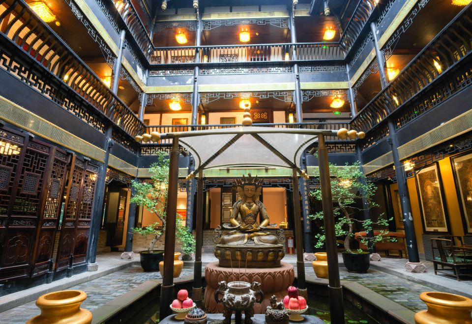 Chengdu Yuanheyuan Buddha Zen Hotel의 차분한 분위기