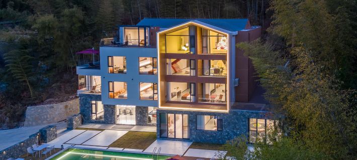 Fuyao · Tianzhu Mountain View Pool Resort Homestay Hotels in Qianshan