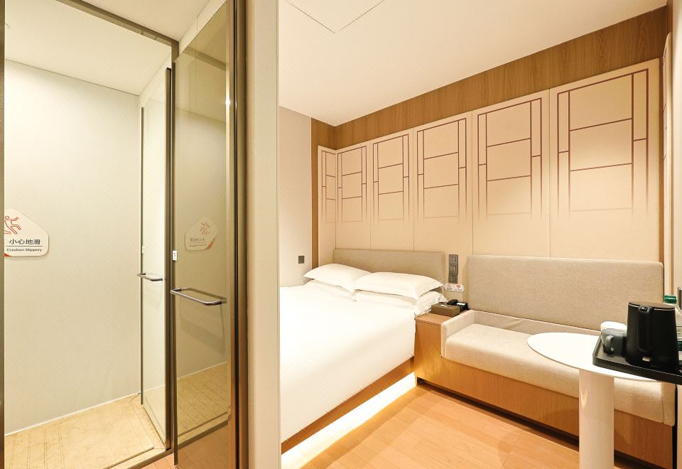 하얼빈 위에수 아이스 시티 타이밍 라운지의 모던한 객실